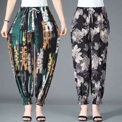 【夏天涼涼褲】外穿冰絲薄款防蚊燈籠褲