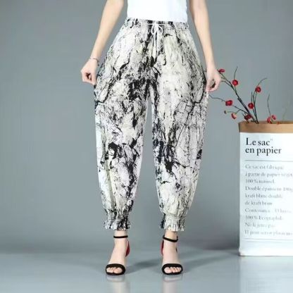 【夏天涼涼褲】外穿冰絲薄款防蚊燈籠褲