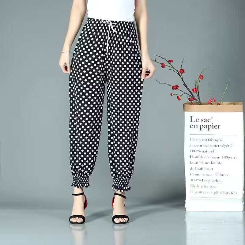 【夏天涼涼褲】外穿冰絲薄款防蚊燈籠褲