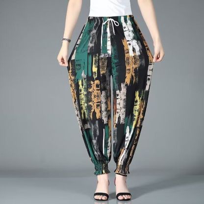 【夏天涼涼褲】外穿冰絲薄款防蚊燈籠褲