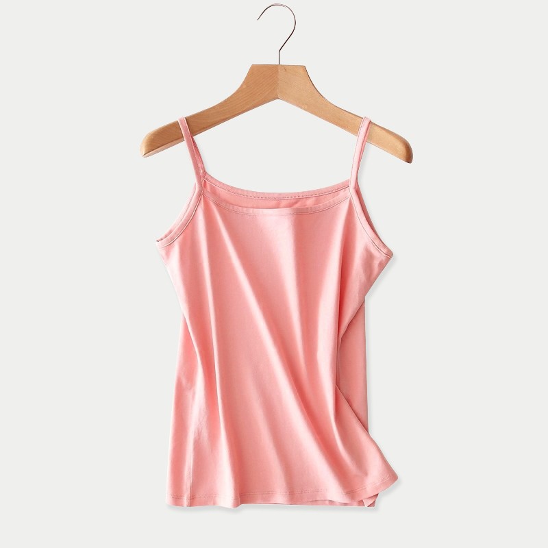 白色性感小吊帶背心女夏季內搭莫代爾打底無袖上衣