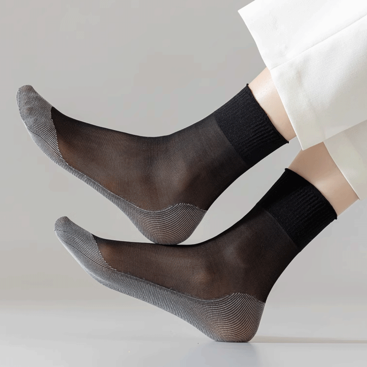 【無痕不勒】荷葉邊棉底絲襪