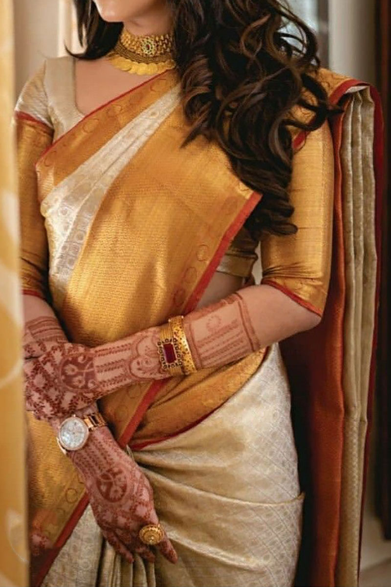 Elegant Silk saree with Blouse
