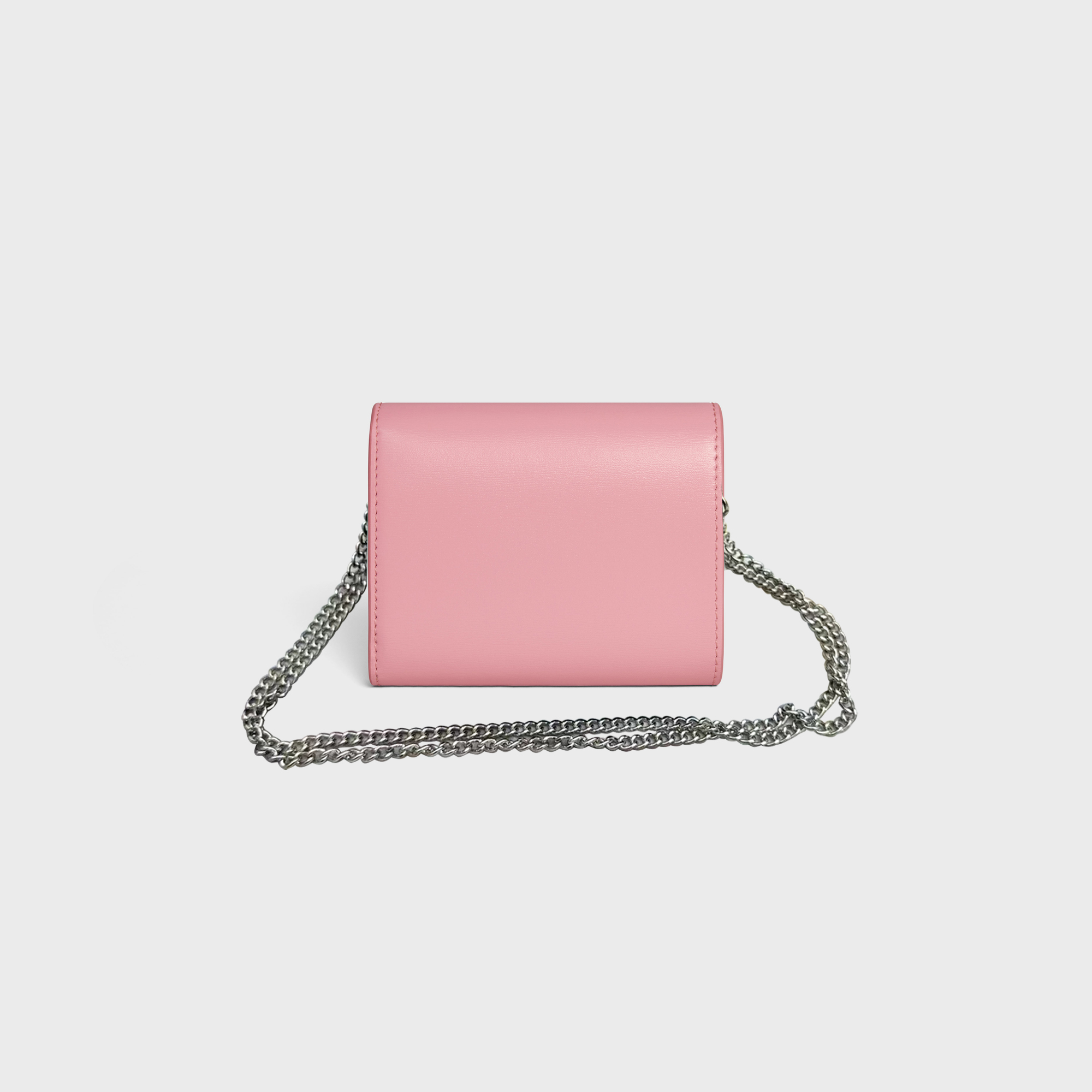 チェーンウォレット マーゴ /スモールウォレット トリオンフ / シャイニーカーフスキン ローズ