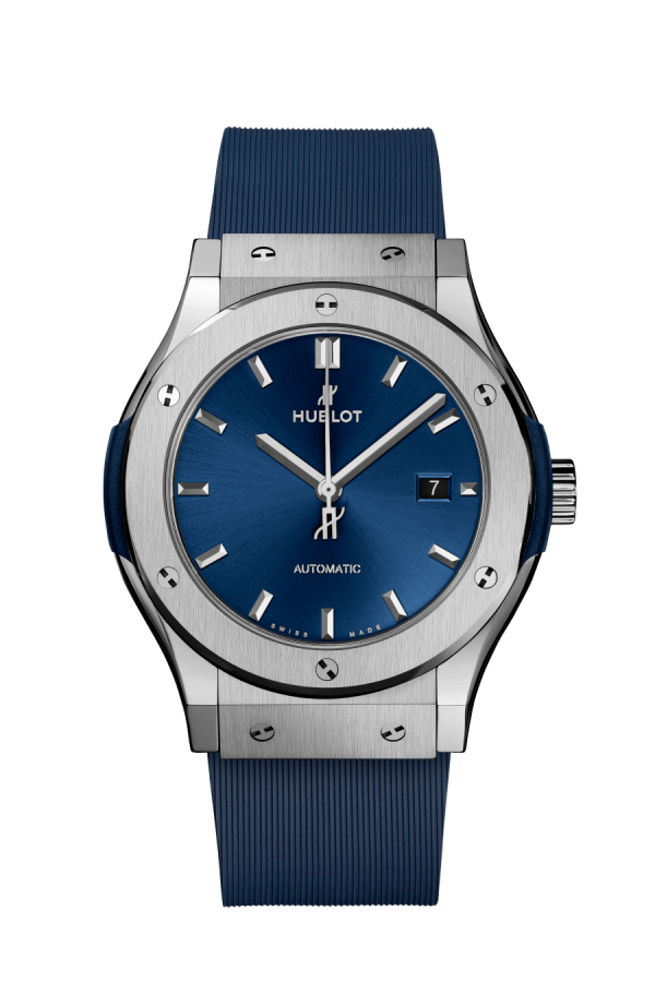 【ONLY 3 DAYS CLEARANCE😍580 no more next time】Hublot Classic Fusion Titanium Blue 565.NX.7170.RX