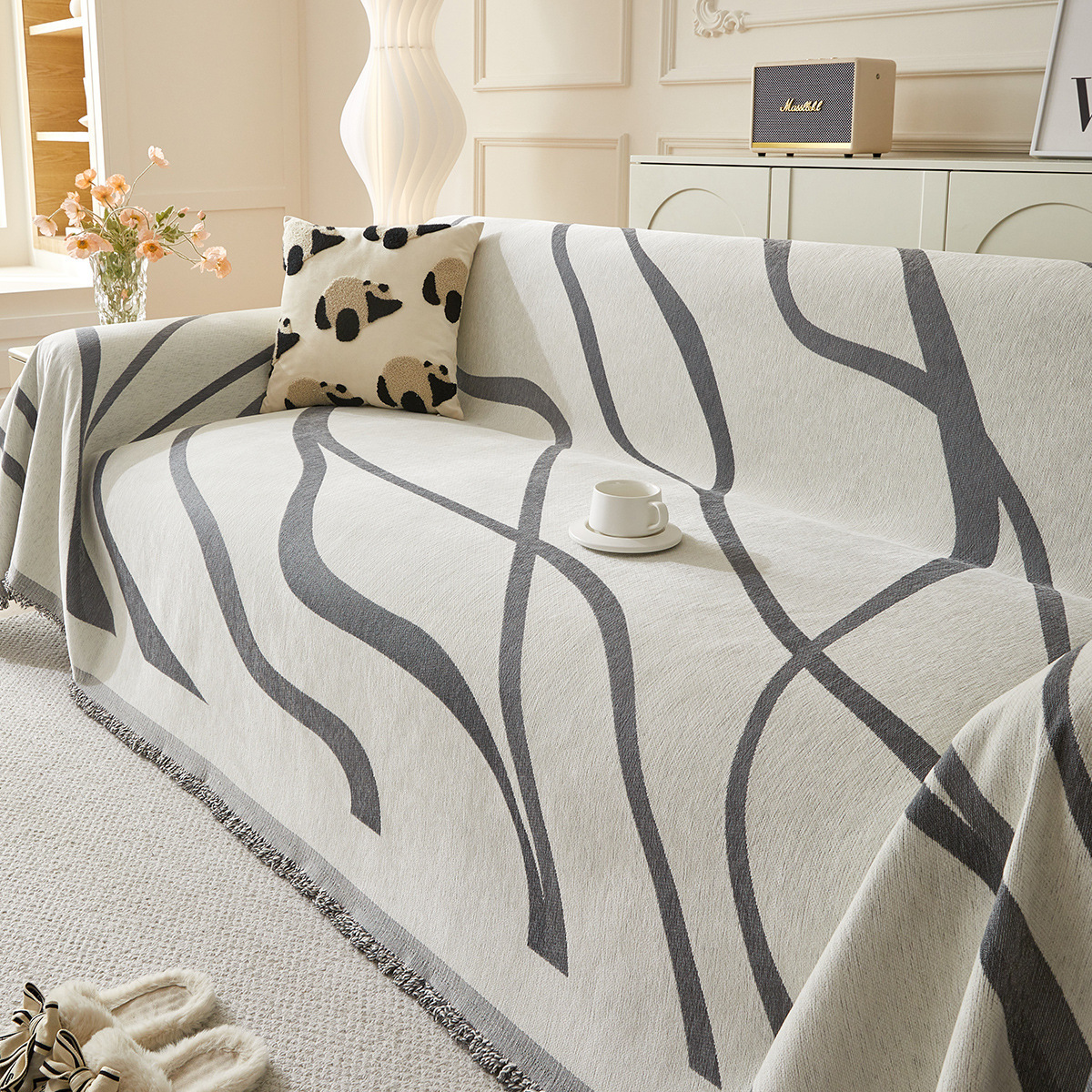 giipet-ソファカバー　シュニール織　シンプル　オールシーズン対応　