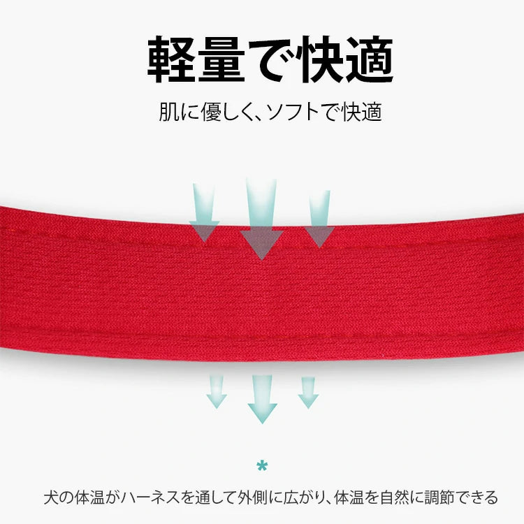 giipet-犬用ハーネス　Y字型　通気性　反射機能　-Giipet