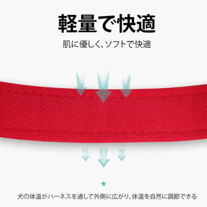 giipet-犬用ハーネス　Y字型　通気性　反射機能　-Giipet