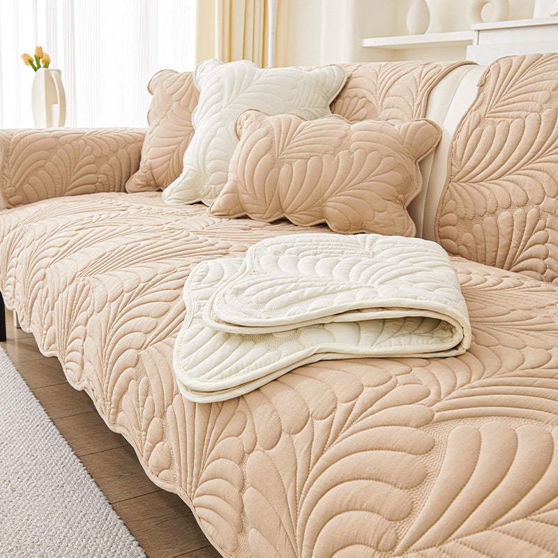 ウォッシャブルコットンソファカバー  ソファーカバー 1人掛け 2人掛け 3人掛け 4人掛け 肘付き かけるだけ マルチカバー ソファー ペット用 替えソファカバー ソファーシート 滑り止め 座面カバー 肘なし 防塵 汚れ防止 傷防止 爪とぎ防止  -Giipet