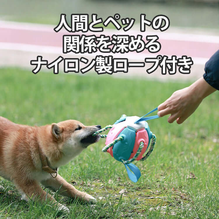 giipet-犬用おもちゃ ボール 様々な遊び方 変形可能 運動不足・ストレス解消-Giipet