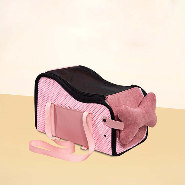 giipet - ペット用ドライブボックス　多用途　小型犬専用　安全安心　安定性抜群　飛び出し防止リード付き-Giipet