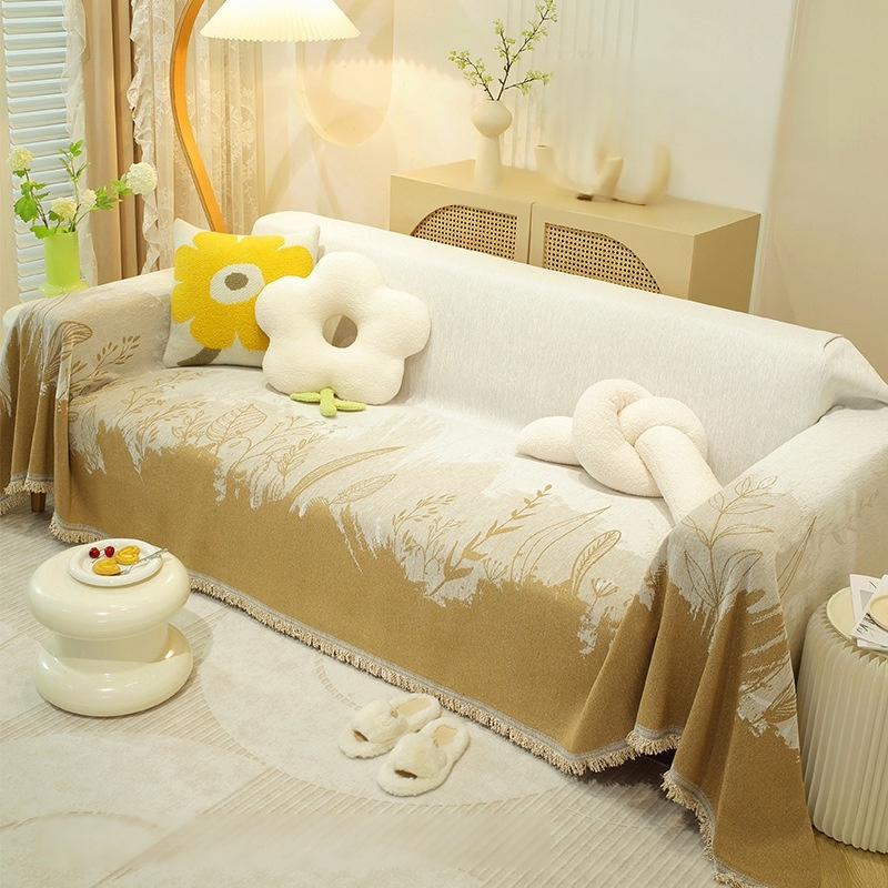 シェニール織 北欧風ソファーカバー 高密度ソフト肌触り おしゃれ