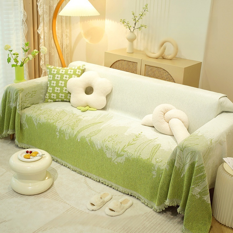 シェニール織 北欧風ソファーカバー 高密度ソフト肌触り おしゃれ