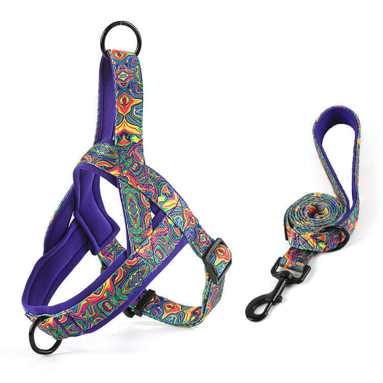 giipet-ペットハーネス　カラフル　カジュアル　引っ張り防止　調節可能-Giipet