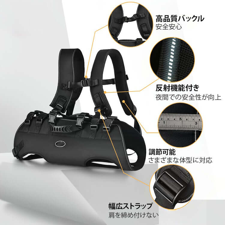 giipet-ペットキャリーバッグ 多WAY 耐荷重性抜群 中大型犬 怪我 ハイキング アウトドア-