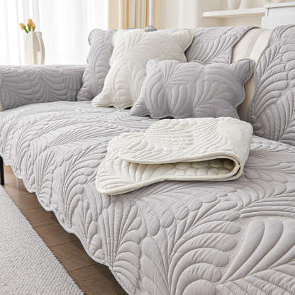 ウォッシャブルコットンソファカバー  ソファーカバー 1人掛け 2人掛け 3人掛け 4人掛け 肘付き かけるだけ マルチカバー ソファー ペット用 替えソファカバー ソファーシート 滑り止め 座面カバー 肘なし 防塵 汚れ防止 傷防止 爪とぎ防止  -Giipet