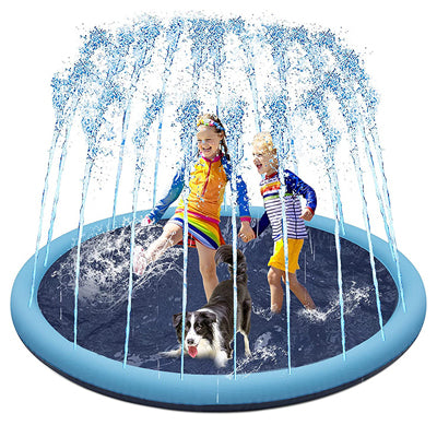 giipet-噴水マット　おもちゃ　水しぶきマット　水遊び　ウォーター　暑さ対策　芝生遊び　家庭用