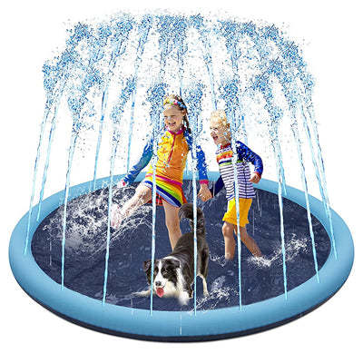 giipet-噴水マット おもちゃ 水しぶきマット 水遊び ウォーター 暑さ対策 芝生遊び 家庭用