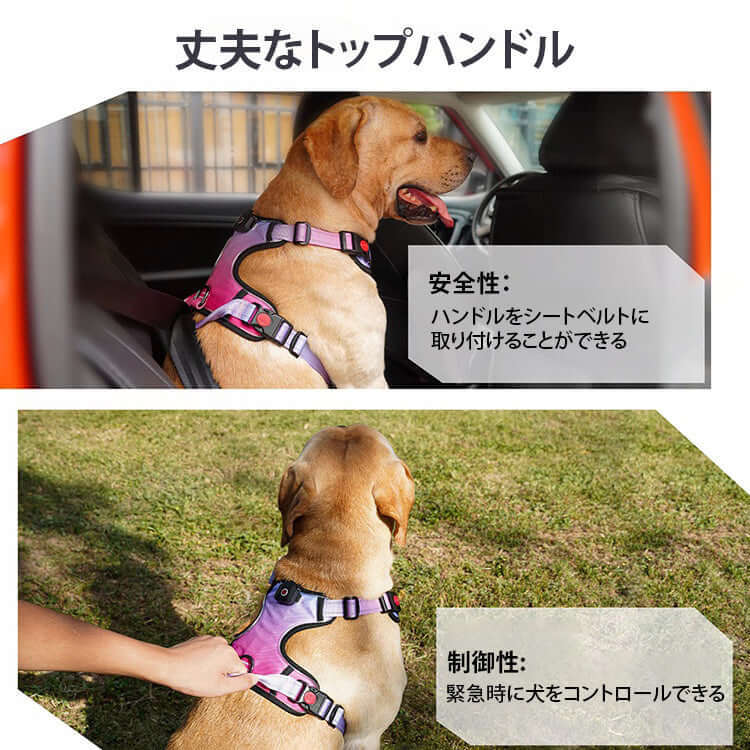 giipet-犬用ハーネス　USB充電式　光る　アウトドアの安全対策　高い視認性　3モード-Giipet