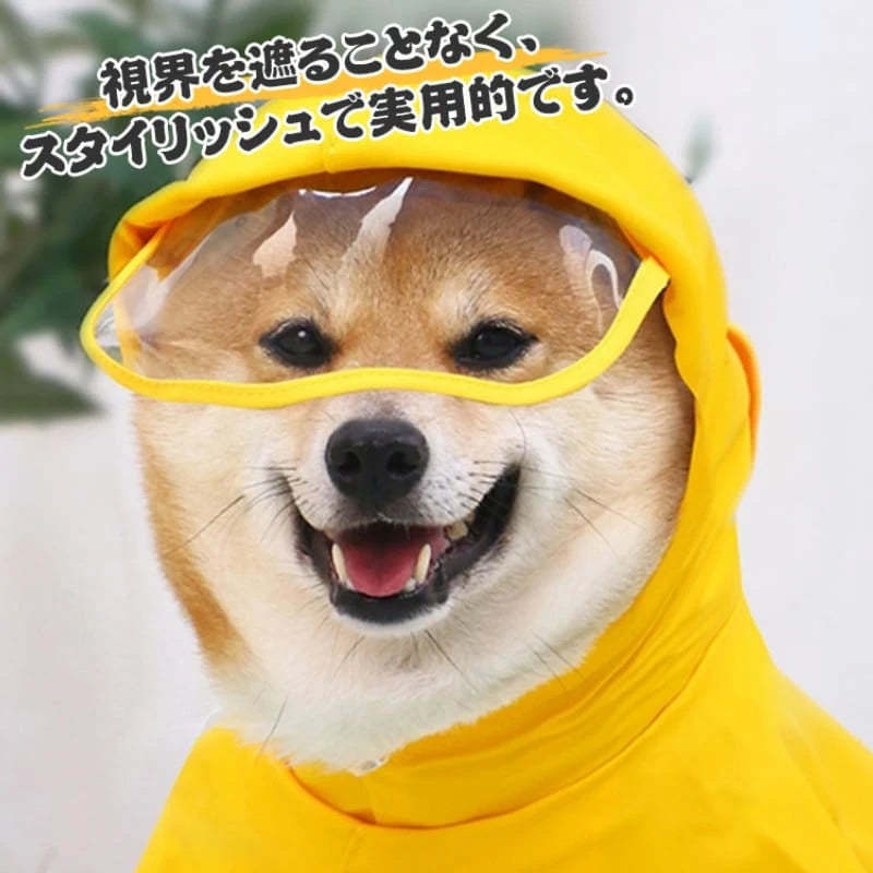 犬 レイン コート