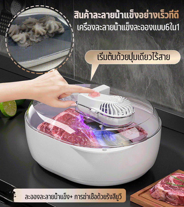 เครื่องลายน้ำแข็งอย่างรวดเร็วแบบ 6 ใน 1