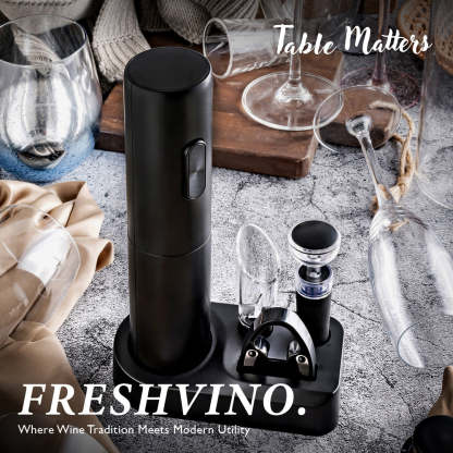 Elevate Your Wine Moments: FreshVino 4-in-1 Wine Bottle Utility