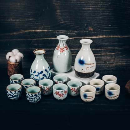 Bundle Deal - Tokkuri Sake Set - Set of 5