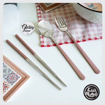 Tango 3 Piece Portable Cutlery Set (Pink)