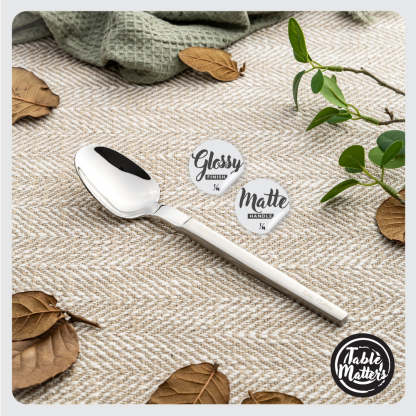 Treble Stainless Steel Cutlery Set [Dinner Spoon | Dinner Fork | Dinner Knife | Tea Spoon | Tea Fork]