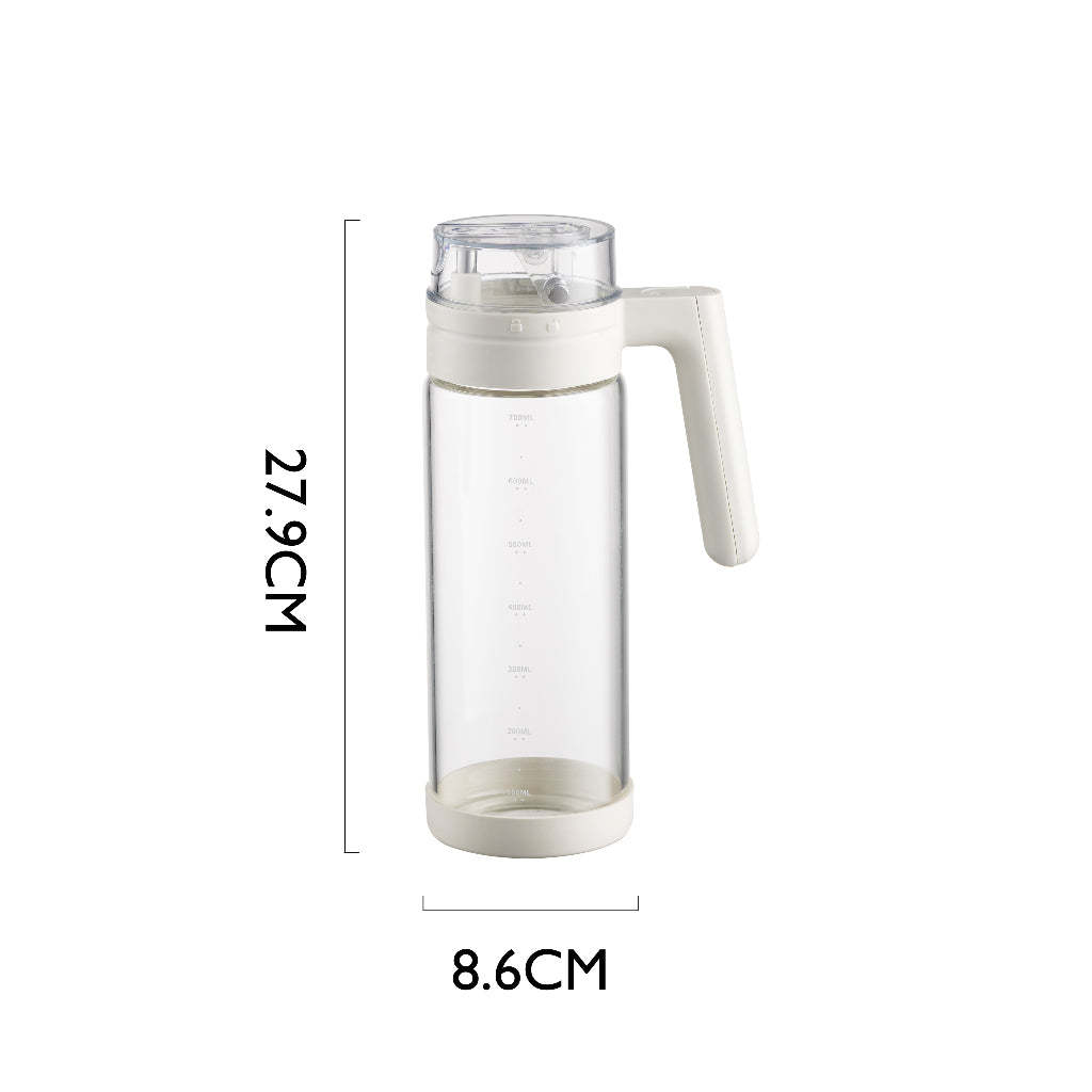 DRIP 700 ml Automatic Culinary Oil Jar (White)