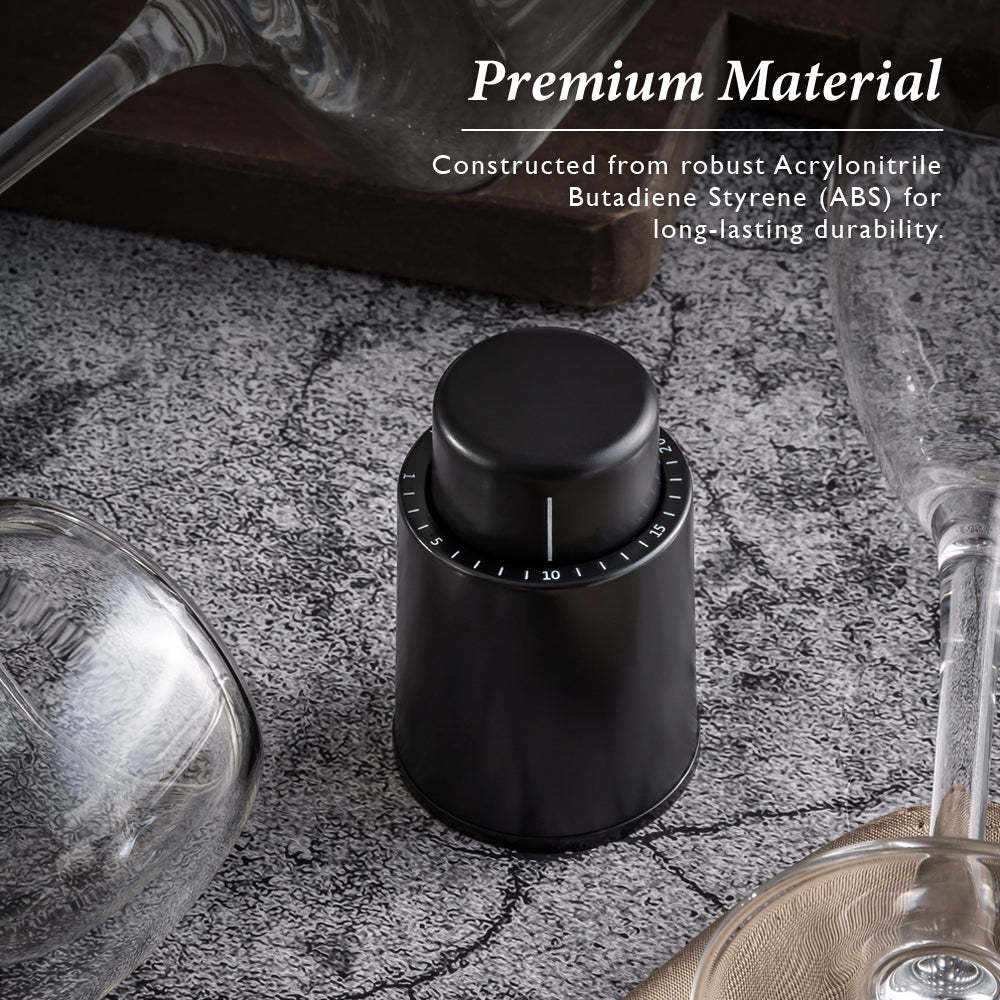 FreshVino Vacuum Stopper with Date Dial