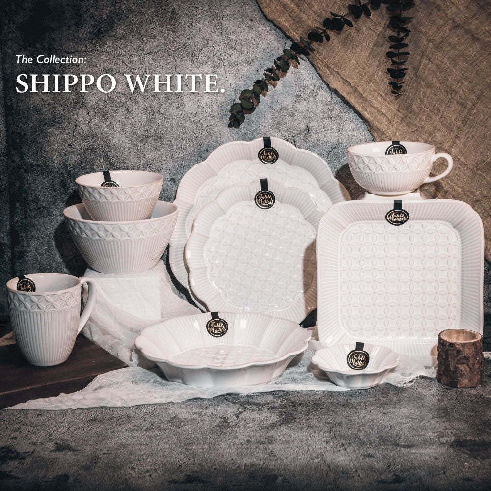 Shippo White - 320ml Coffee Cup