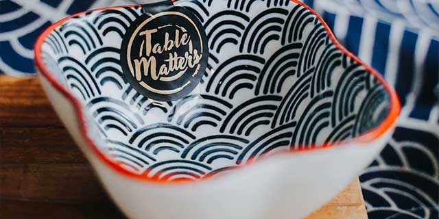 Blue Wave - Flower Shaped Saucer