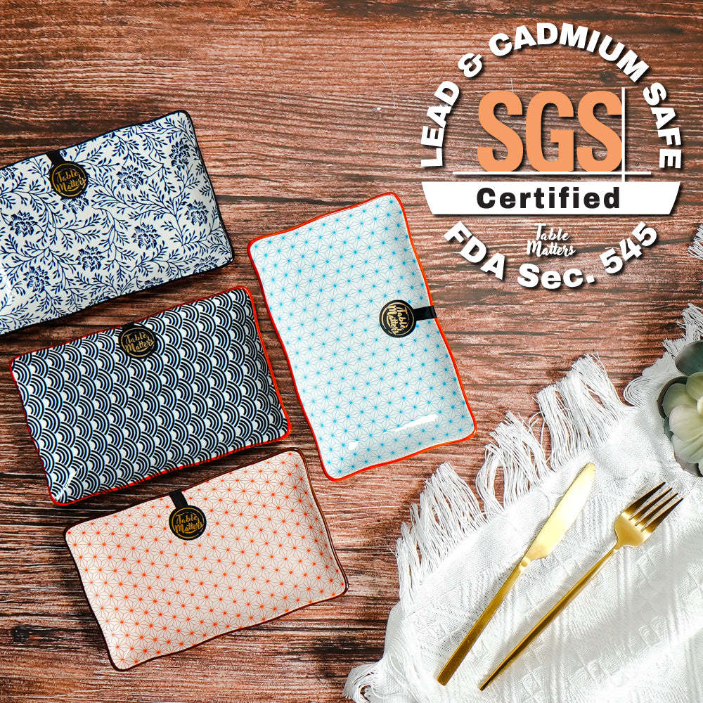 Bundle Deal - Assorted Ripple Plate - Set of 5