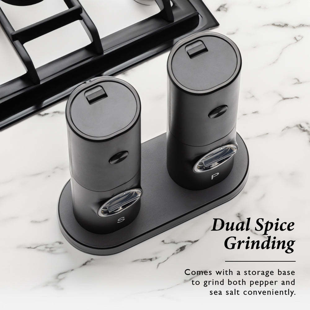 TwistFree Electric Salt and Pepper Mill Box Set
