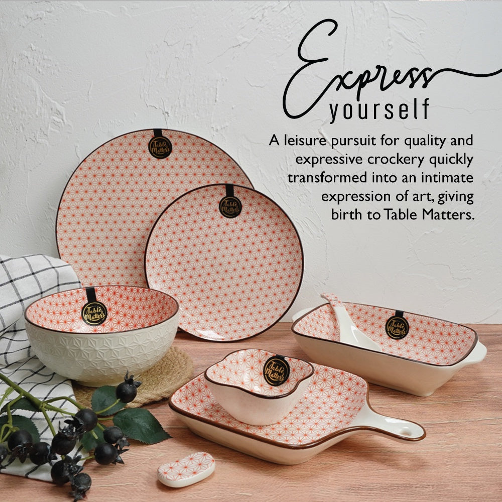 Bundle Deal - Starry Red Tableware - Set of 8