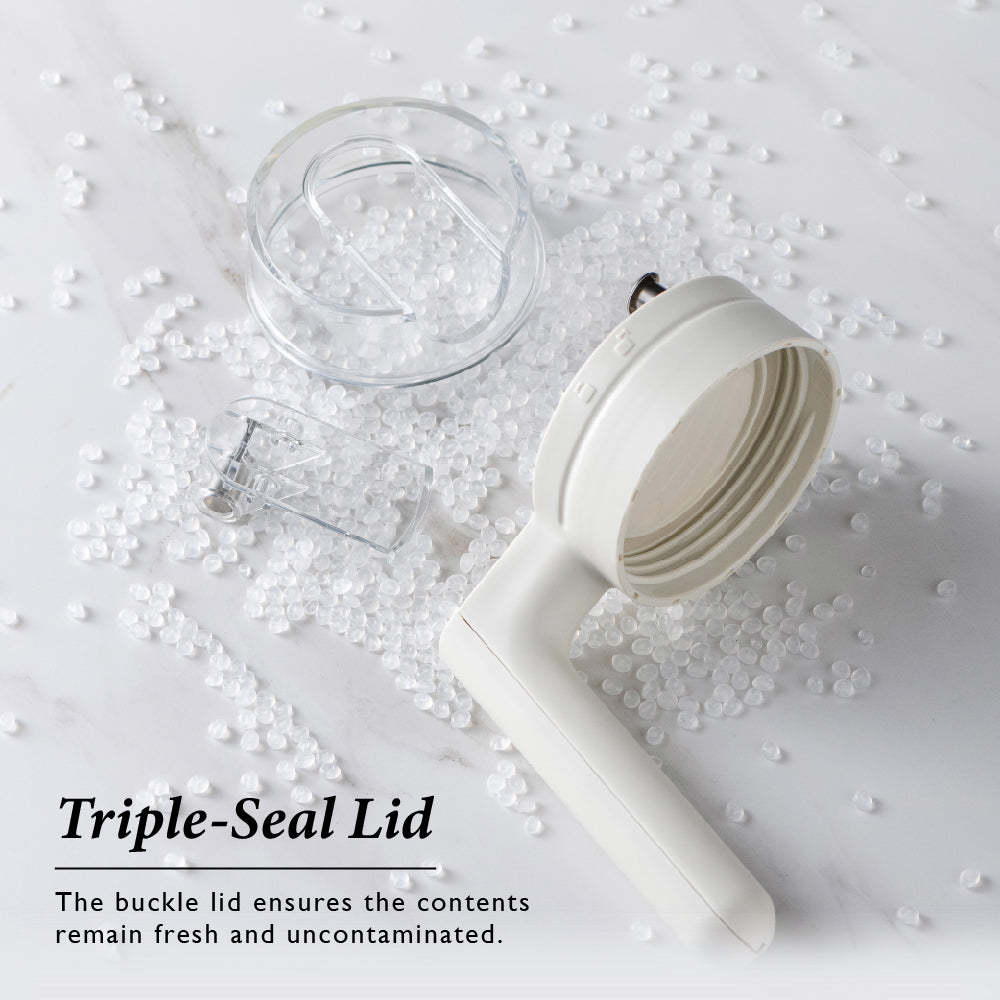 DRIP 700 ml Automatic Culinary Oil Jar (White)