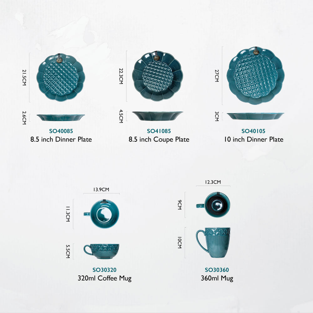  Shippo Ocean - 320ml Coffee Cup