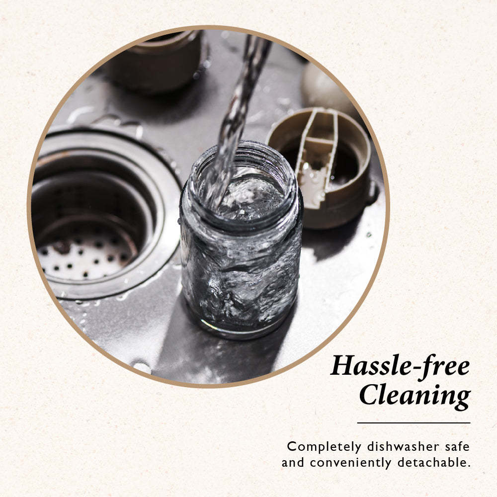 HALO 180/250 ml Glass Quantitative Salt Dispenser