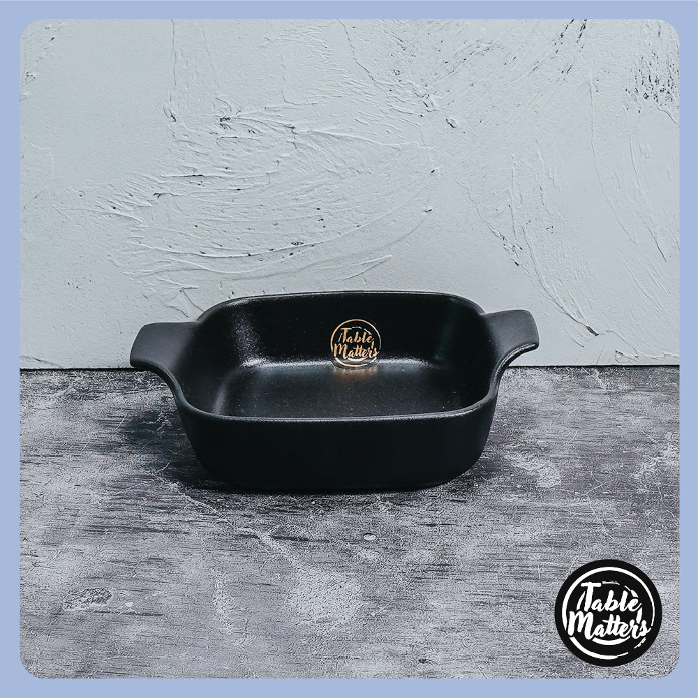 Black Cast - 7.5 inch Square Baking Dish with Handles