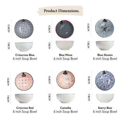 =Bundle Deal - 6 inch Soup Bowl - Set of 6