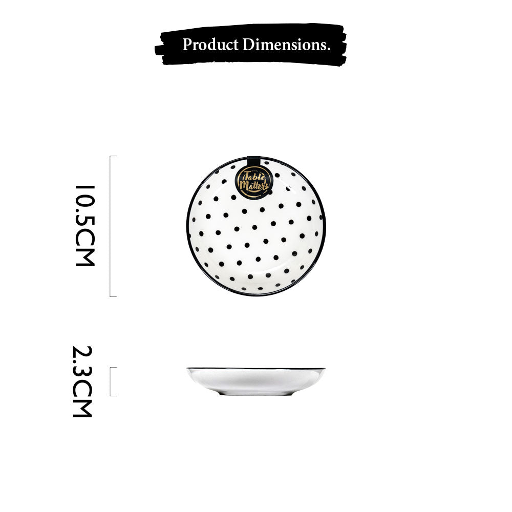 BonBon Dots - 4 inch Round Saucer