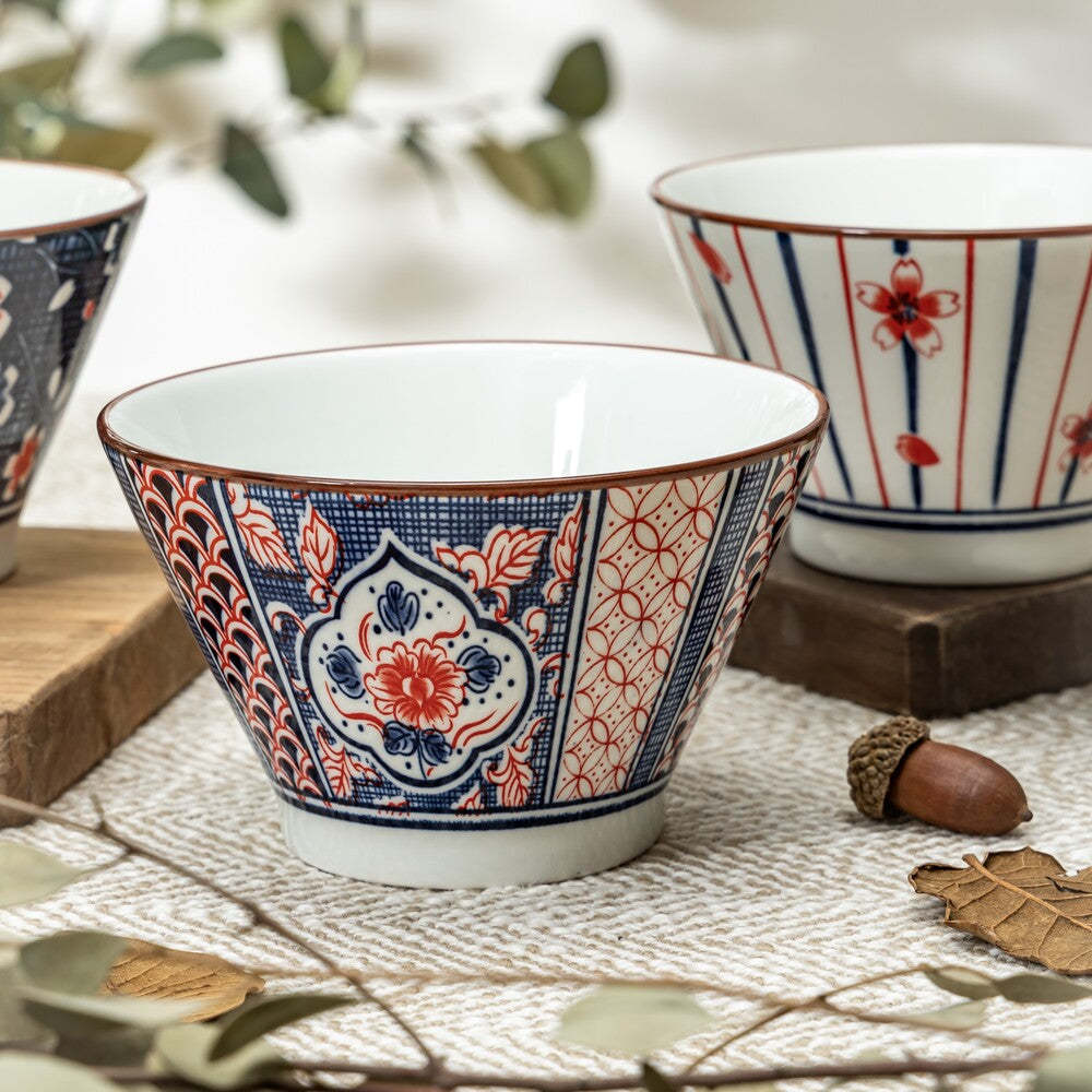Bloom Assorted 5 inch Salad Bowl (Set of 6)
