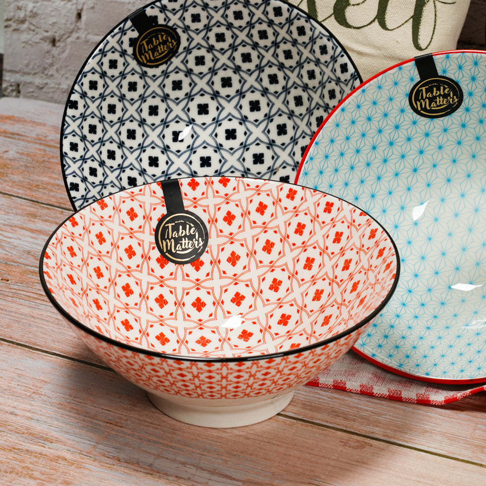 Bundle Deal - Assorted 6PCS 7 inch Ramen Bowl Set