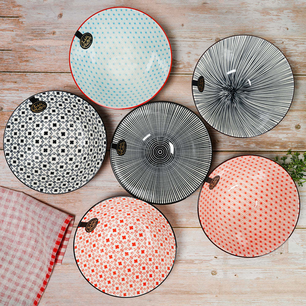 Bundle Deal - Assorted 6PCS 7 inch Ramen Bowl Set