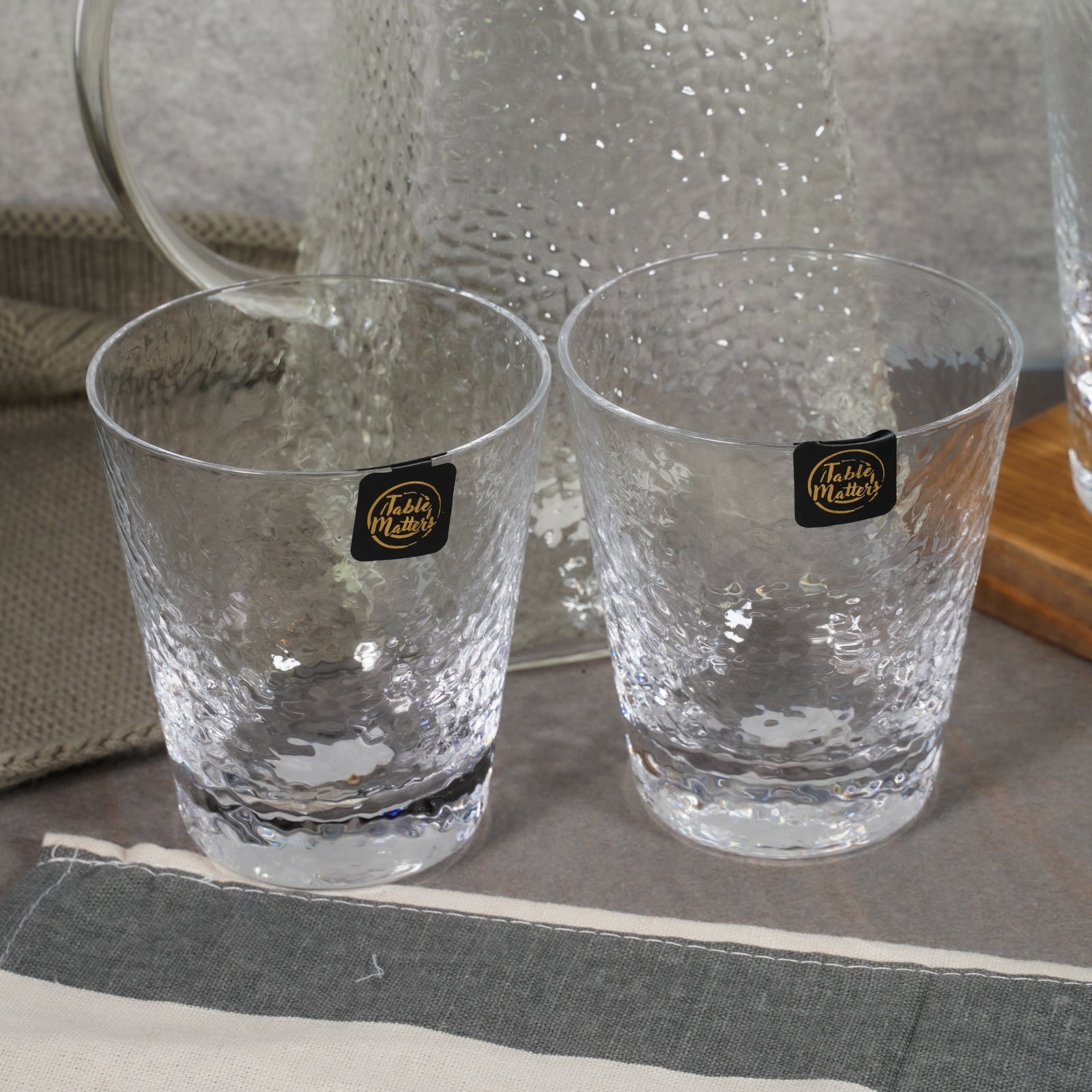 Bundle Deal for 2 - Tsuchi Drinking Glass and Jug - Set of 5