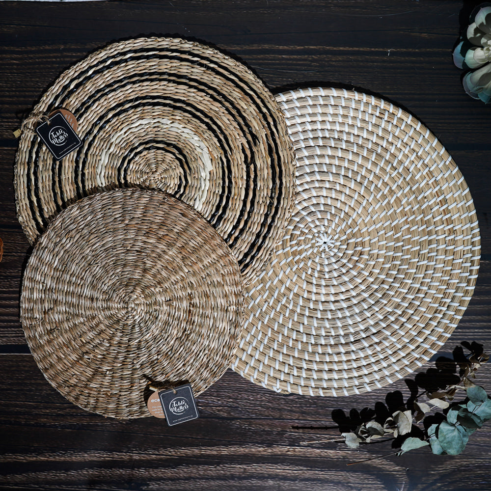 Seagrass Round Placemat - Natural