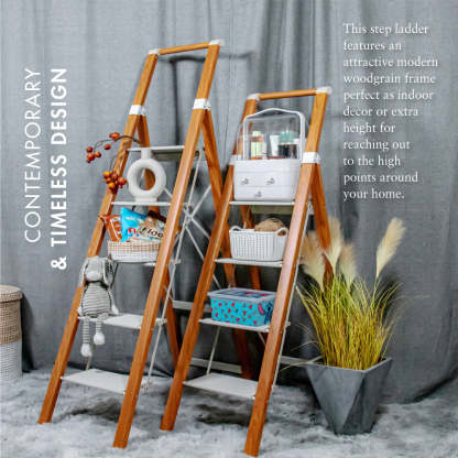 LIFE Woodgrain 4 | 5 Tier Ladder