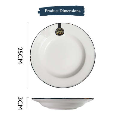  Enamel Blue - 10 inch Dinner Plate