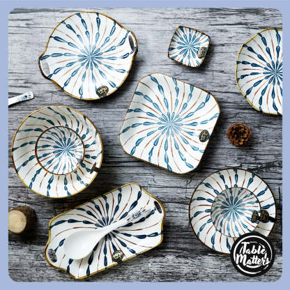 Firework - 8 inch Lotus Leaf Plates